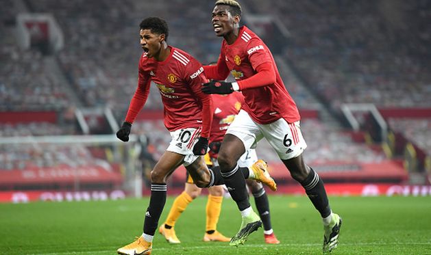 манчестер юнайтед вырвал победу над вулверхэмптоном, getty images