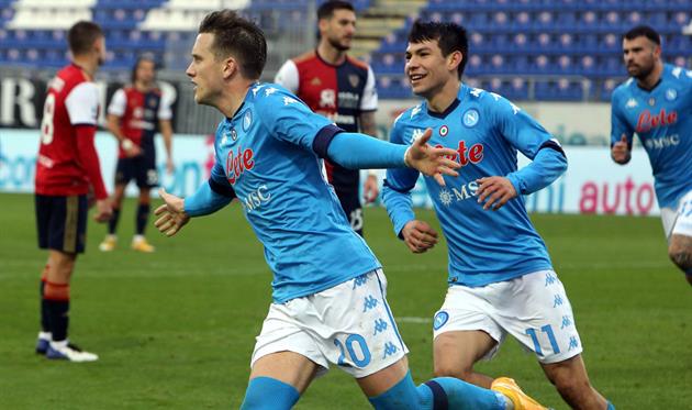 Радость игроков Наполи, getty images