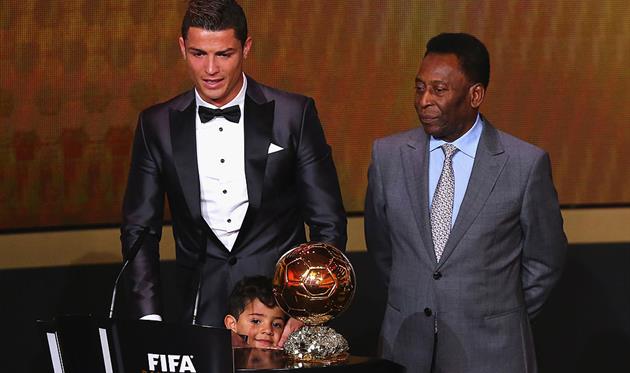 Роналду и Пеле, getty images