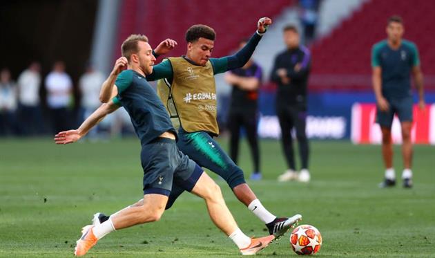 Кристиан Эриксен (слева) и Деле Алли, Getty Images