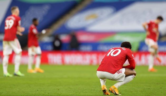 Разочарованный Маркус Рашфорд, Getty Images