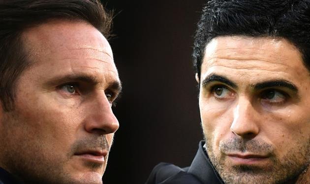 Фрэнк Лампард и Микель Артета, Getty Images