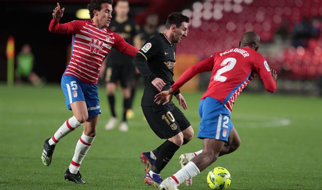 Лионель Месси в матче против Гранады, Getty Images