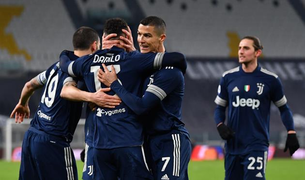 Радость игроков Ювентуса, getty images
