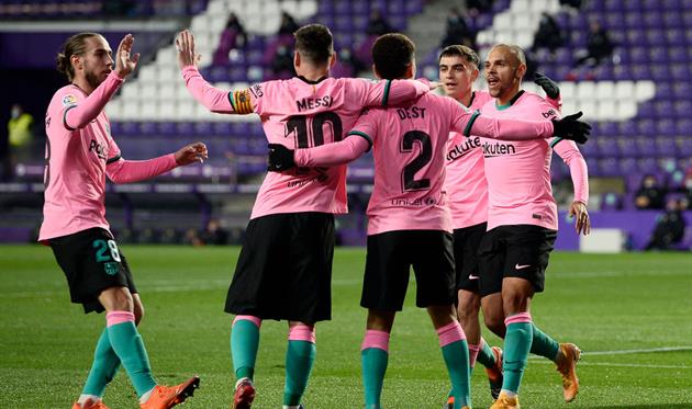 Игроки Барселоны, getty images