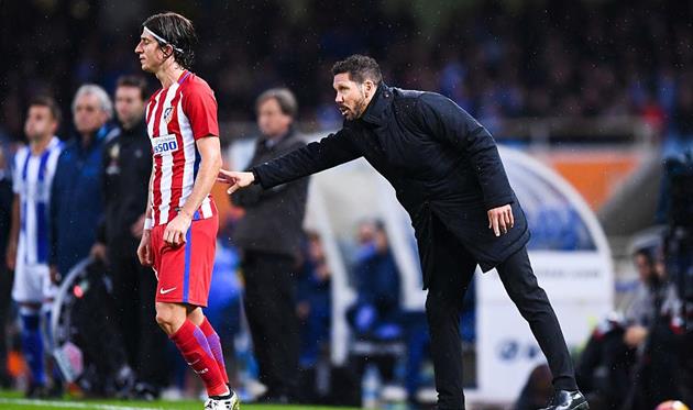 Фелипе Луис (слева) и Диего Симеоне, Getty Images