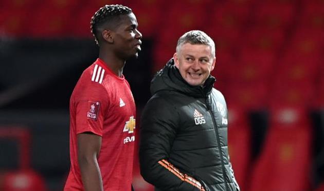 Погба и Солскьяер, getty images