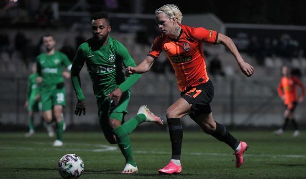 Михаил Мудрик в матче против Лудогорца, фото ФК Шахтер Донецк