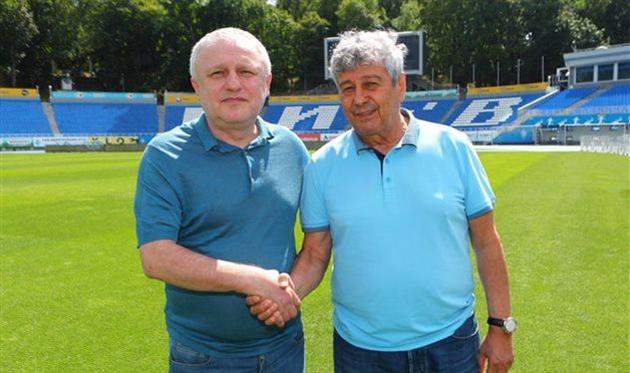 Игорь Суркис (слева) и Мирча Луческу, фото ФК Динамо Киев