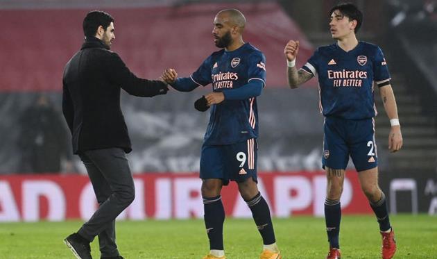 Микель Артета (слева), Getty Images