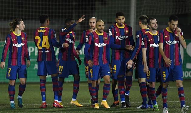Игроки Барселоны, Getty Images