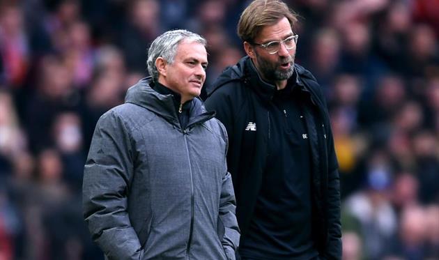 Жозе Моуриньо (слева) и Юрген Клопп, Getty Images