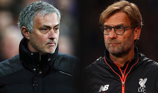 Жозе Моуринью и Юрген Клопп, getty images