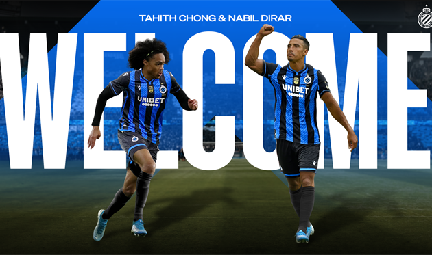 Тахит Чонг и Набиль Дирар, ФК Брюгге