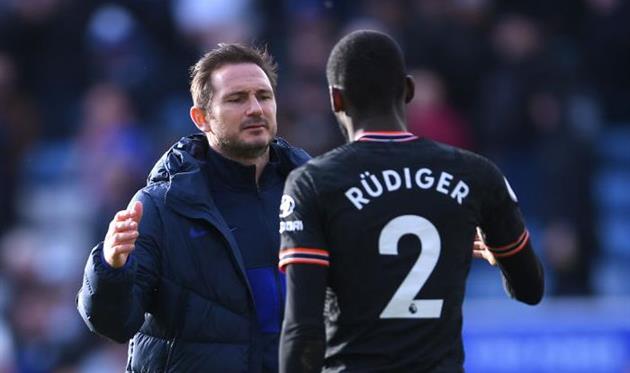 Лампард и Рюдигер, getty images