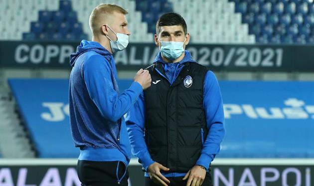 Виктор Коваленко и Руслан Малиновский, фото ФК Аталанта