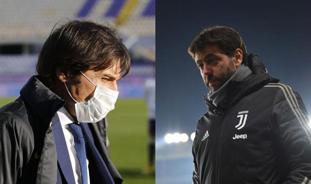 Антонио Конте и Андреа Аньелли, Getty Images