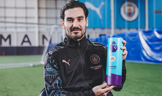 Илкай Гюндоган, premierleague.com