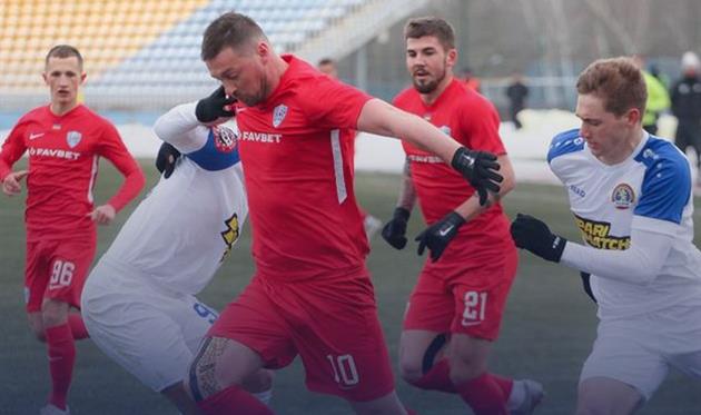 Артем Милевский в матче против ПФК Львов, фото ФК Минай