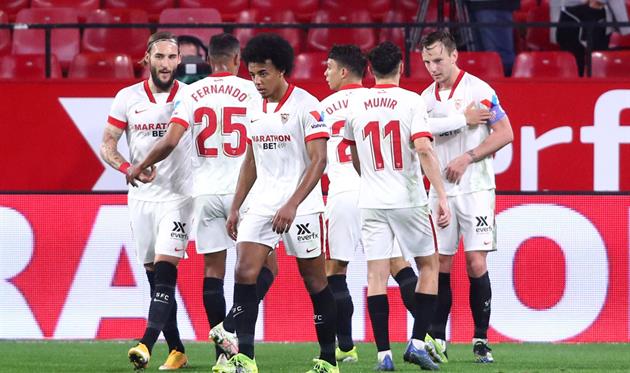 Игроки Севильи, getty images