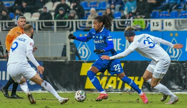 Жерсон Родригес в матче против Десны, фото ФК Динамо Киев