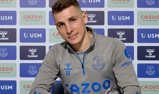 Люка Динь, ФК Эвертон