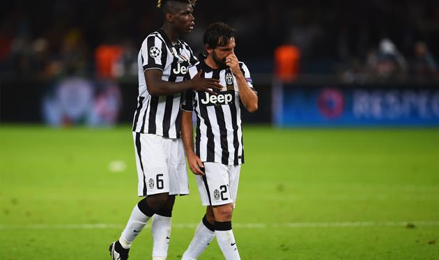 Поль Погба и Андреа Пирло после финала ЛЧ-2015, Getty Images