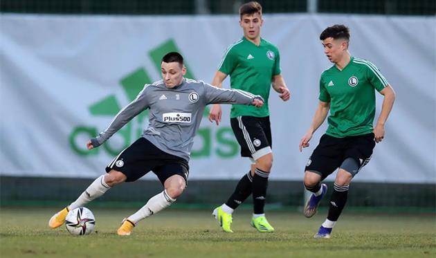 Назарий Русин (слева), ФК Легия