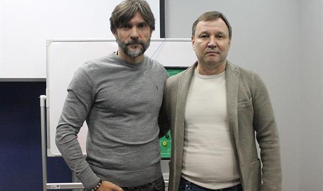 Юрий Калитвинцев (справа), ФК Олимпик