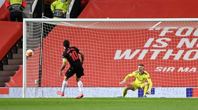 Промах Микеля Оярсабаля с пенальти, Getty Images