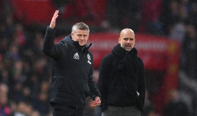 Солскьяер и Гвардиола, getty images