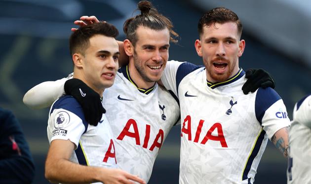Радость игроков Тоттенхэма, getty images