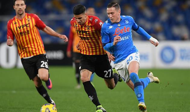 Матч Наполи - Беневенто, getty images