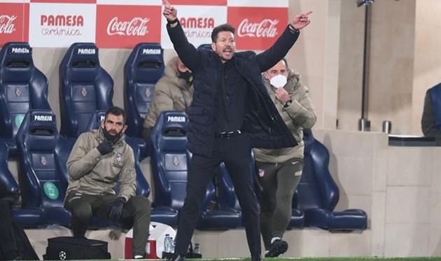 Диего Симеоне в матче против Вильярреала, Getty Images