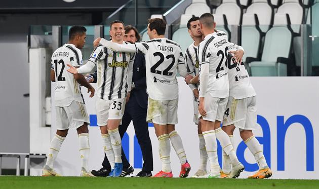 Радость игроков Ювентуса, getty images