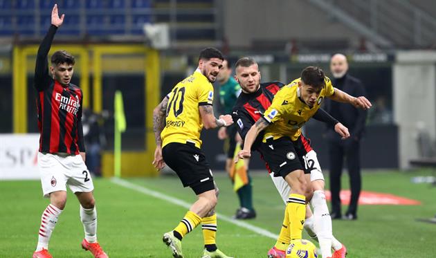 Милан - Удинезе, getty images