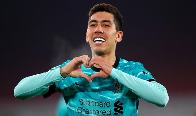 Нападающий Ливерпуля Роберто Фирмино, getty images