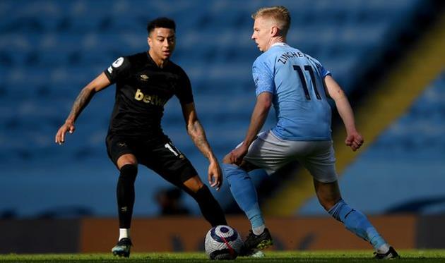 Александр Зинченко в матче против Вест Хэма, Getty Images