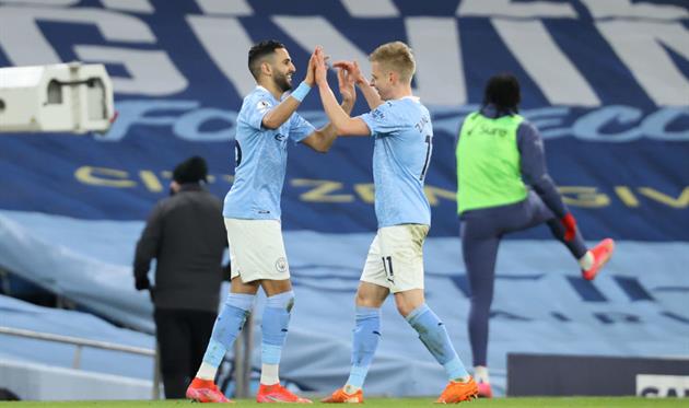 Рияд Марез и Александр Зинченко, getty images