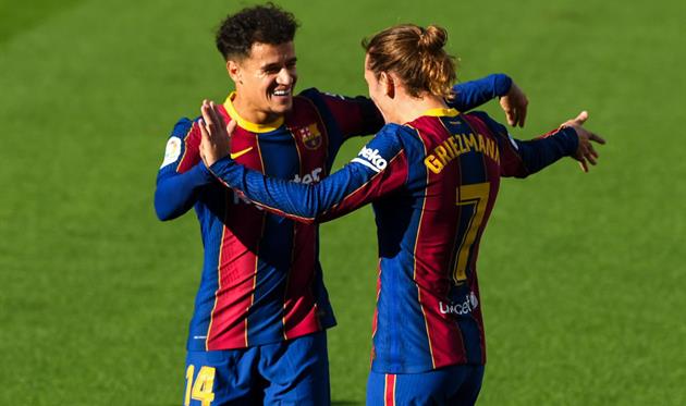 Коутиньо и Гризманн, getty images