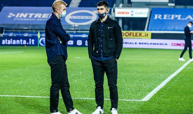 Виктор Коваленко (слева) и Руслан Малиновский, Аталанта