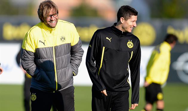Клопп и Левандовски, getty images