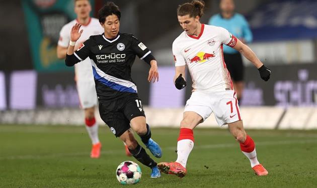 Матч Арминия - РБ Лейпциг, getty images