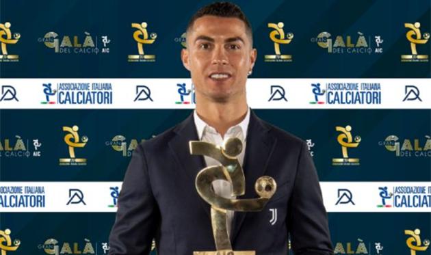 Криштиану Роналду, фото Ассоциации профессиональных футболистов Италии