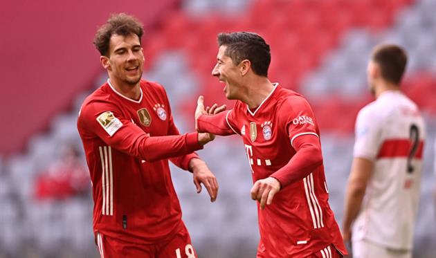 Радость игроков Баварии, getty images