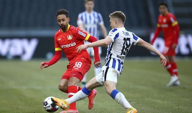 Матч Герта - Байер, getty images