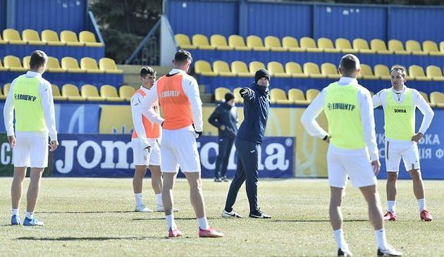 Тренировка сборной Украины, фото УАФ