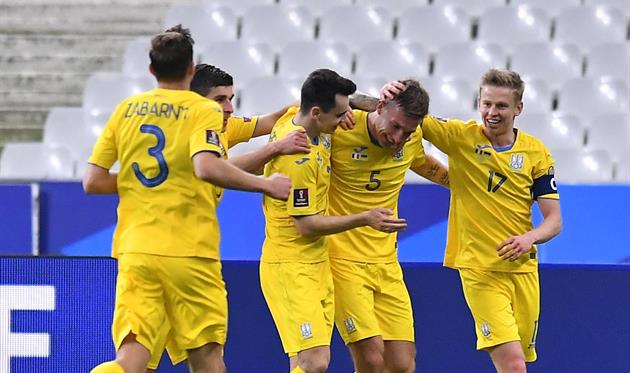 Игроки сборной Украины, getty images