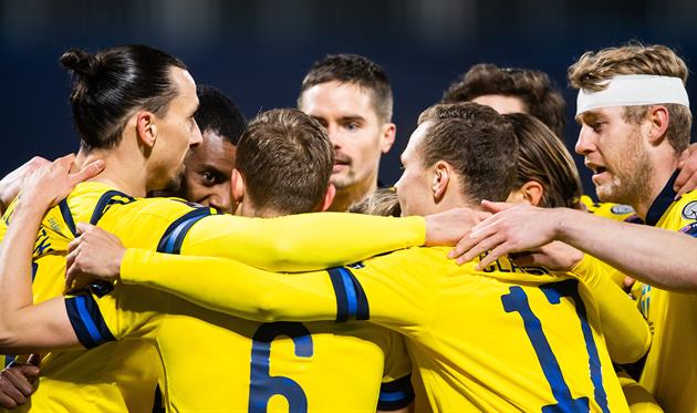 Футболисты сборной Швеции, фото Федерация футбола Швеции