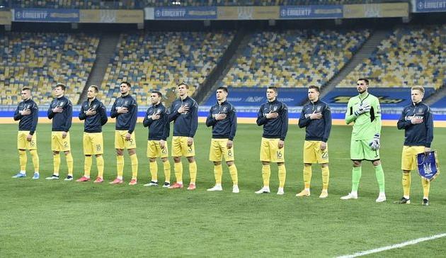 Сборная Украины перед матчем против Финляндии, фото УАФ